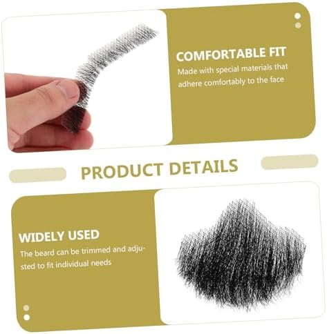 Realistic Human Hair Beard Costume