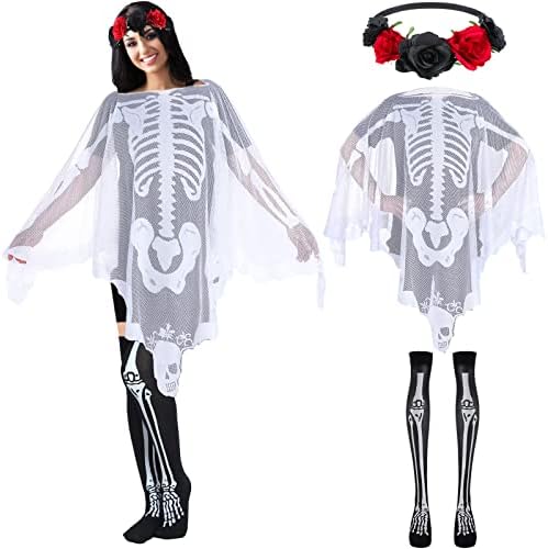 Halloween Skeleton Accessories Set