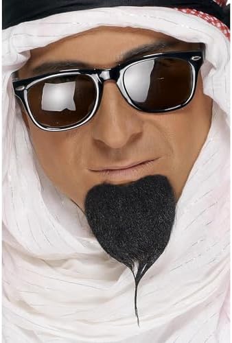 Smiffys Mens Fake Sheikh beard Self-Adhesive Wig