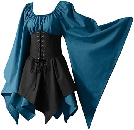 Muyise Womens Medieval Renaissance Gown Dress