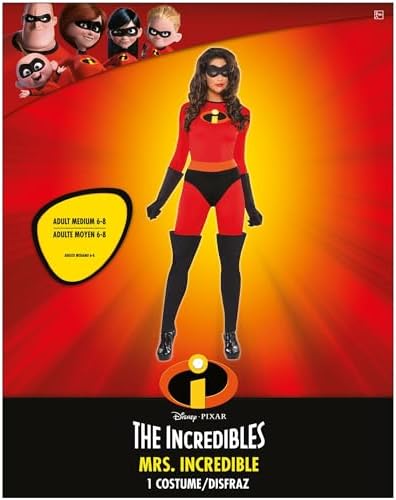 Party City Deluxe Mrs Incredible Costume for Women -The Incredibles Costume