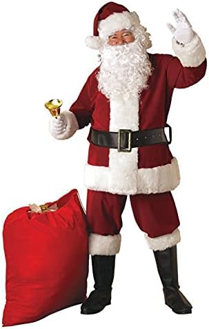 Effortlessly Regal Crimson Santa Suit ruthlessly