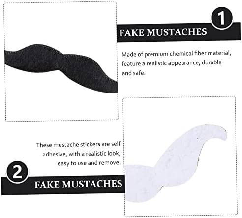 25PCS Pirate Fake Beard Mustache Set