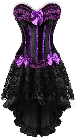 Renaissance Steampunk Corset Dress Women