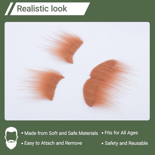 Costela Fake Mustache and Eyebrows Set