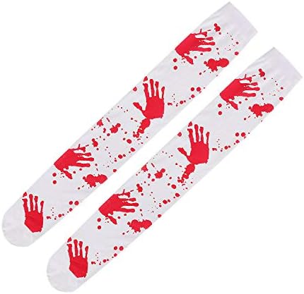 Halloween Bloody Gloves and Stockings Set for Women - Cosplay Party