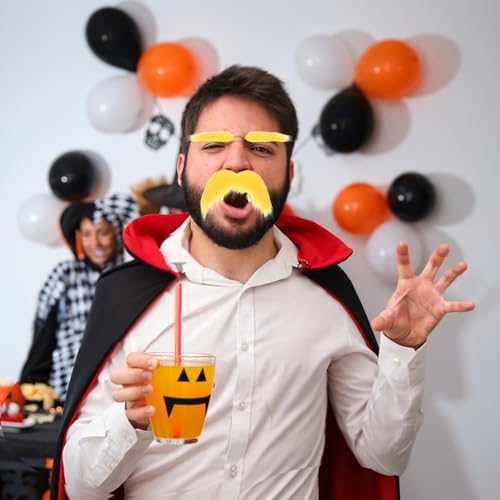 MUCKLILY 2-Pack Fake Beards for Men