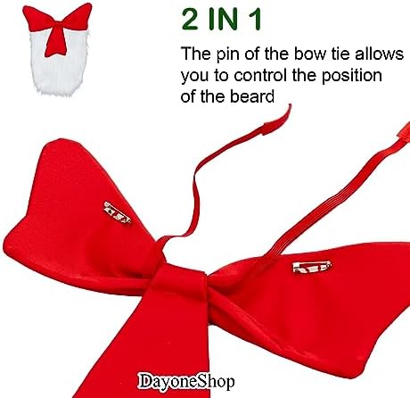 Red Striped Hat White Gloves Costume Set for Halloween