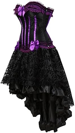 Renaissance Steampunk Corset Dress Women
