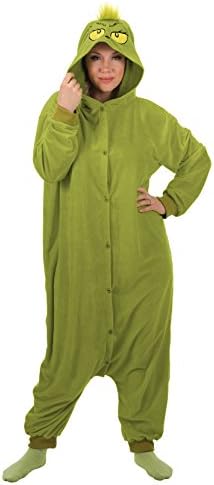 Grinch-Ruled Onesie Festive officially licensed costume