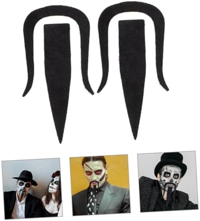 GALPADA Fake Mustache Bead for Adults Shaggy Costume Party Accessories