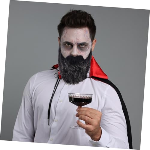 SOIMISS Realistic Fake Mustache Beard Costume Set