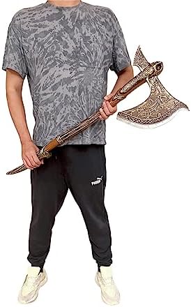 LALAPORT Medieval Foam Axe for Role-Playing Cosplay and Gifts