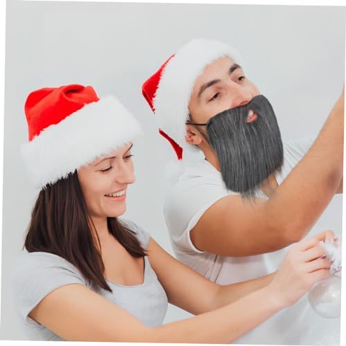 M Festive Realistic Santa Beard Costume Prop for Men