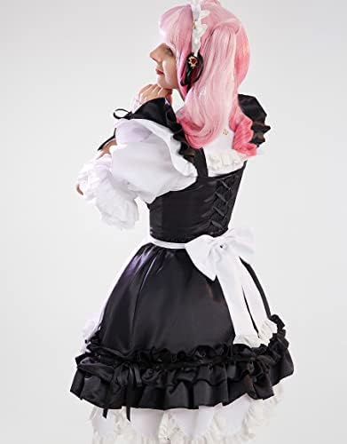 Game Cosplay Maid Dress Set