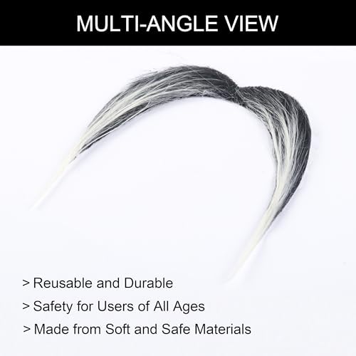 Halloween Classic Fake Mustache for Men - Great for Cosplay More