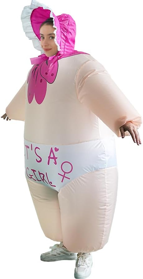 Easily Transform into an Adult Inflatable Baby Costume