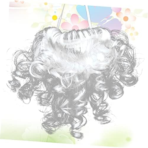 GALPADA Fake Beard Halloween costume - White Role Play beard Costume