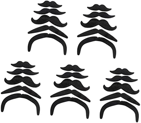 25PCS Pirate Fake Beard Mustache Set