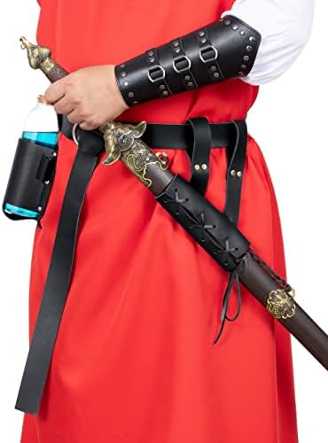 Medieval Leather Belt Shawl - Renaissance Accessory