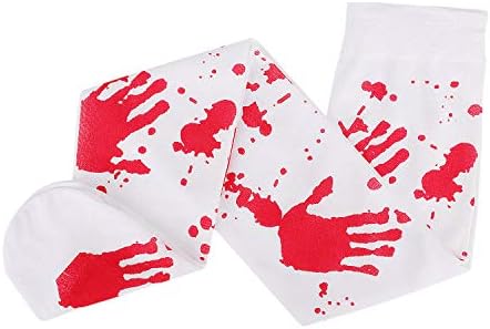 Halloween Bloody Gloves and Stockings Set for Women - Cosplay Party