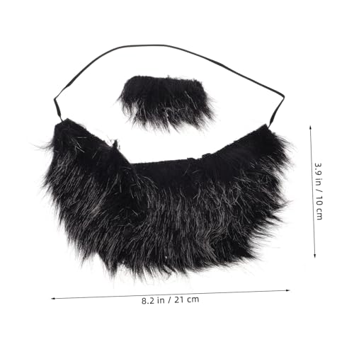 SOIMISS Realistic Fake Mustache Beard Costume Set