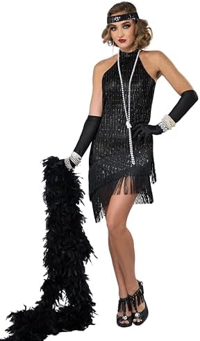California Costumes Womens Flapper Costume Set