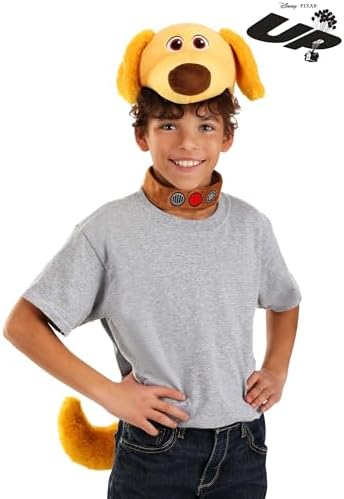Disney and Pixar Up Dug Face Costume Kit Headband Collar and Tail