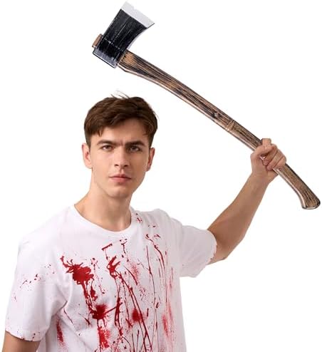 27-inch Spooktacular Foam axe perfect for Halloween cosplay