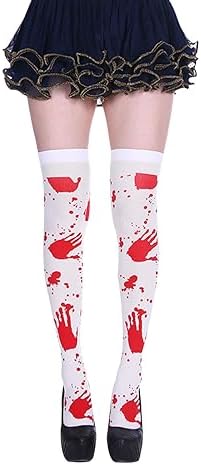 Halloween Bloody Gloves and Stockings Set for Women - Cosplay Party
