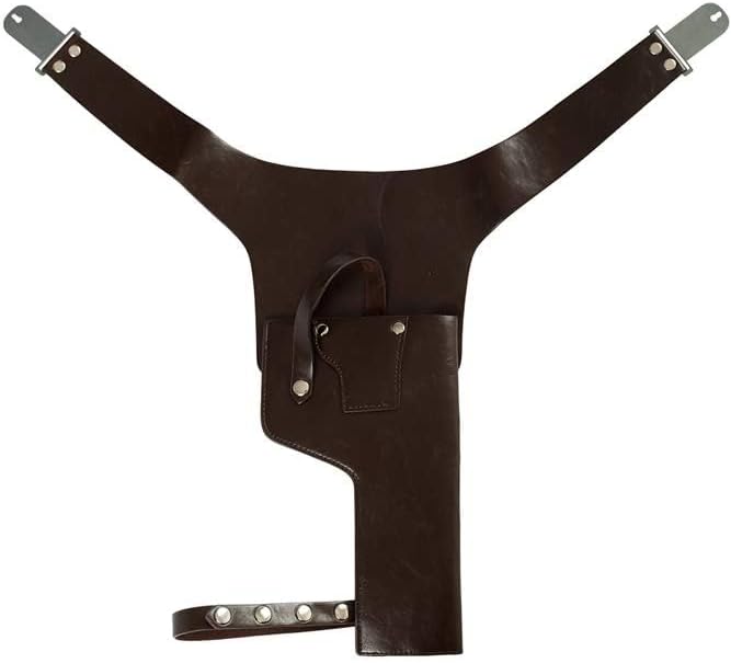 Finbald Mens Black Belt Halloween Costume for Adults