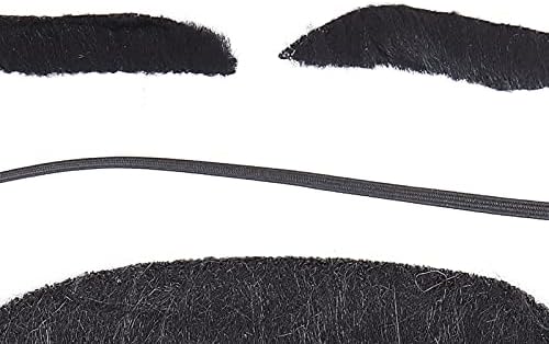 Sonew Funny Fake Mustache Stash Set for Halloween Costume