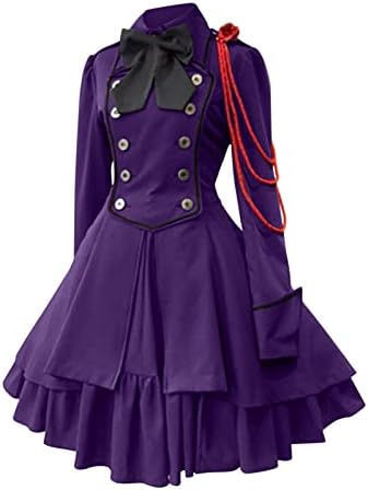 Muyise Womens 50s Rockabilly Steampunk Dress