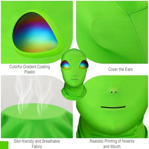 Ramede Alien Mask Adult Halloween Cosplay Set