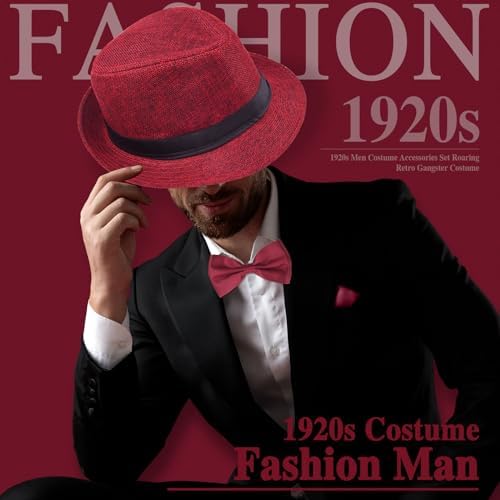 Gangster retro costume set for men
