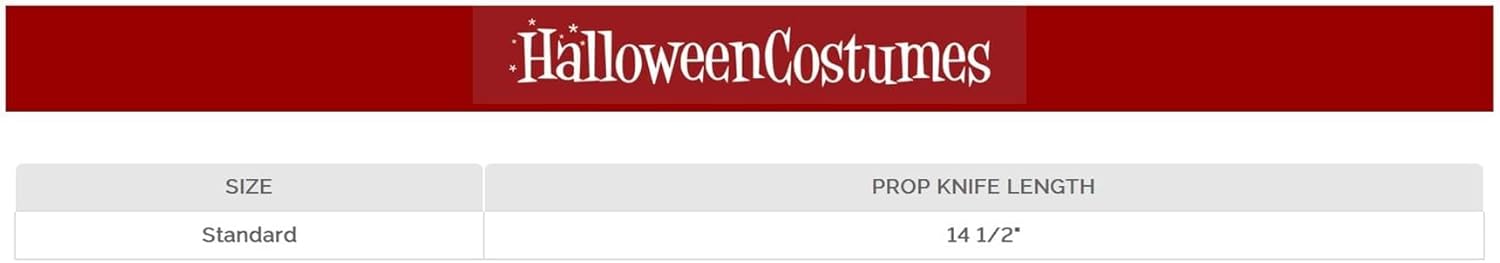 Plastic Fake Bloody Knife Costume Accessory