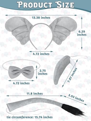 Elephant Costume Set by Luces Animal Party Time Is Here