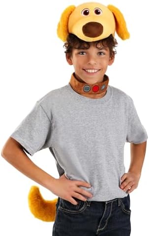 Disney and Pixar Up Dug Face Costume Kit Headband Collar and Tail