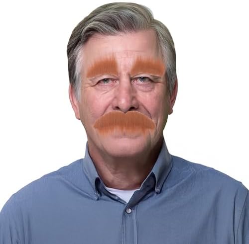 Costela Fake Mustache and Eyebrows Set