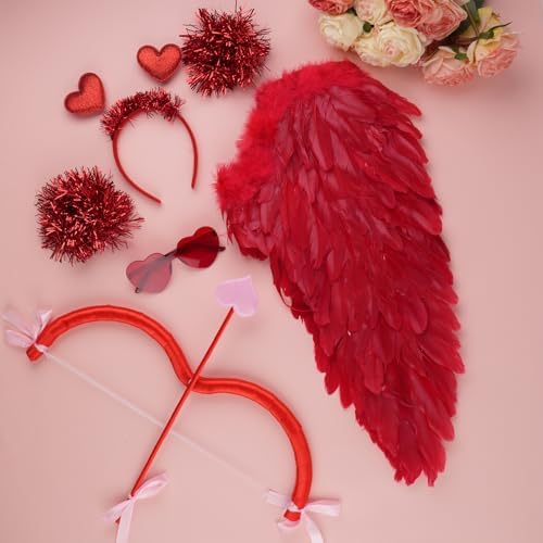 Magical 7-Piece Cupid Costume Set for Women