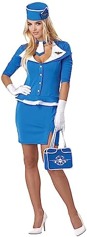 California Costumes Retro Stewardess Costume