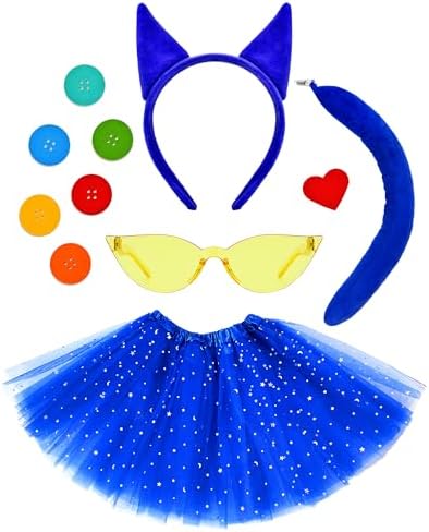 imaginatively transformed into a Blue Cat Character