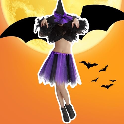 3-Piece Halloween Witch Costume Set