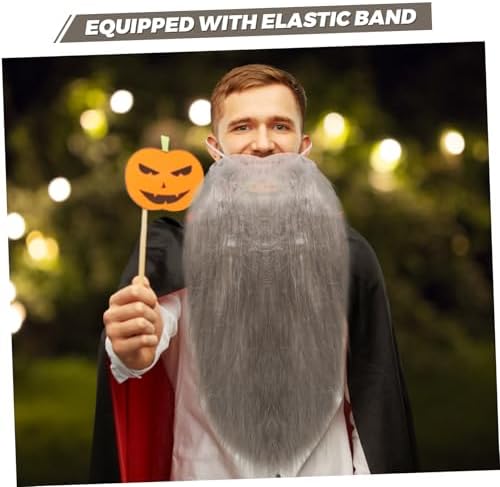 Low Profile Fake Beard for Men Funny Mustache and Beard Costumes