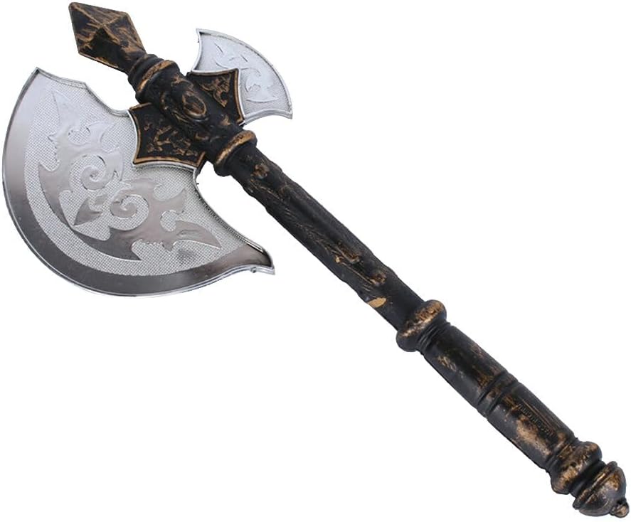 ABOOFAN Halloween costume prop - Fake Viking weapon for kids adults