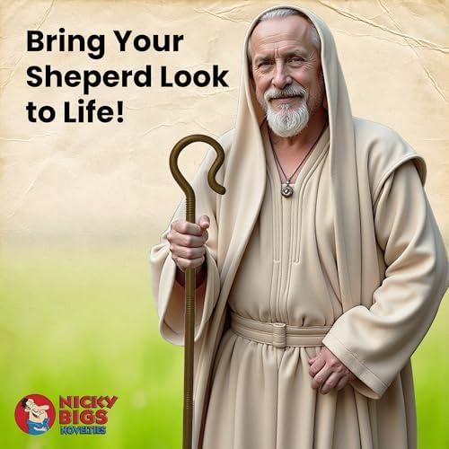 Adjustable Plastic Shepherds Hook Prop Staff Cosplay Costume Accessory