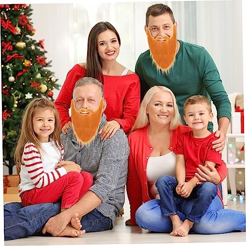 2Pcs costume beard fake mustache