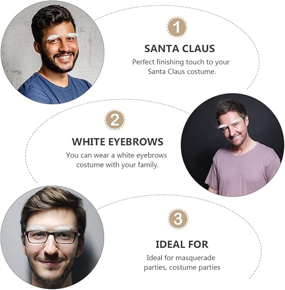 Santa Eyebrows for Cosplay