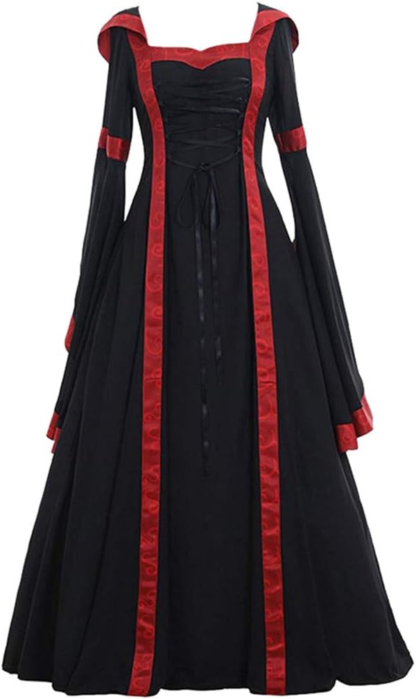 Halloween Medieval Gothic Dress for Women