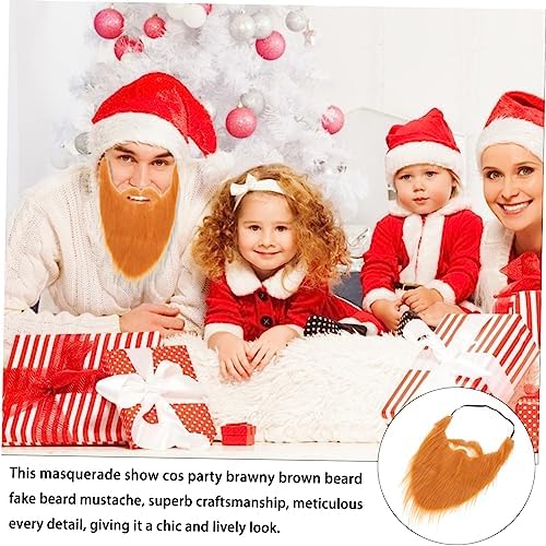 Realistic Fake Beards for Men Women 2-in-1